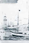 En av Yataros dampskip, hjuldamperen Tokyo-maru